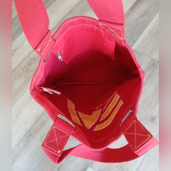 American Eagle Outfitters Canvas tote bag in red - Picture 2 of 2